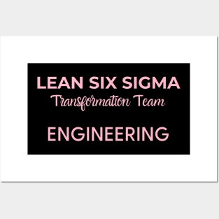 Lean Transformation Team Engineering Posters and Art